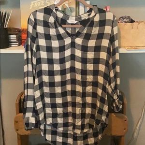 Plaid top